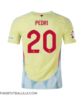 Spania Pedri Gonzalez #20 Tricou Fotbal Replică European 2024 Barbati Deplasare